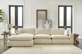 Hoover Furniture Outlet - Ashley Furniture - Elyza 3-Piece Sectional with Chaise - RAF 3-Piece Sectional with Chaise - 10006S3