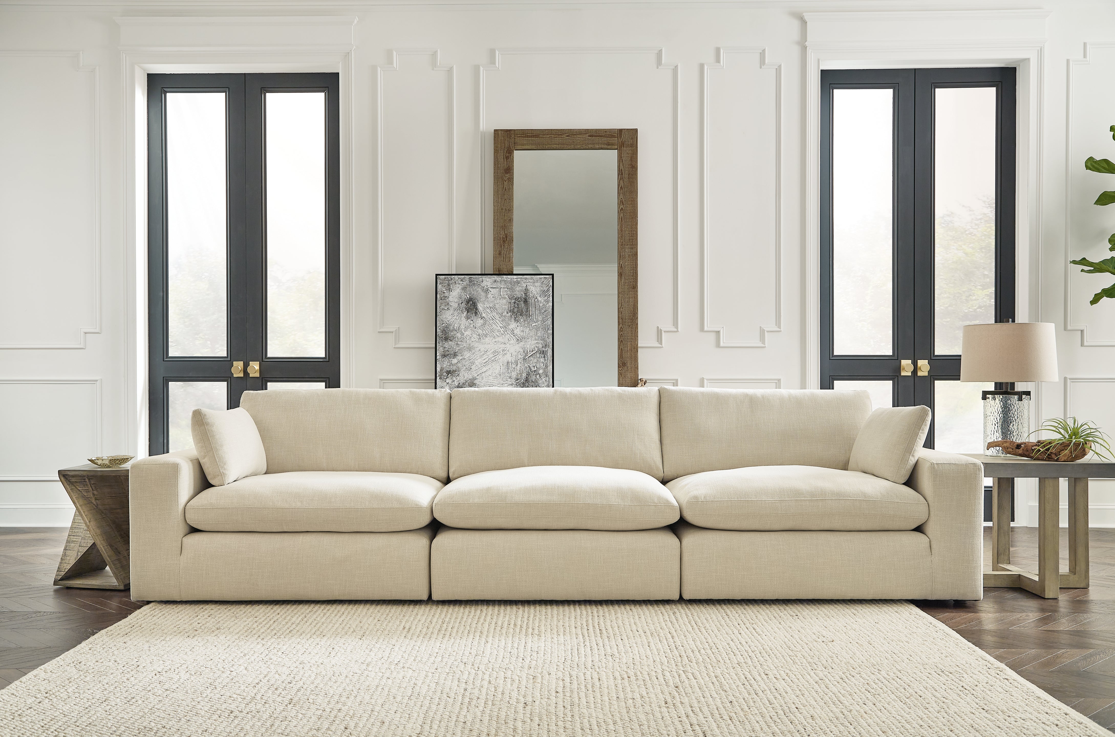 Hoover Furniture Outlet - Ashley Furniture - Elyza 3-Piece Sectional Sofa - RAF 3-Piece Sectional Sofa - 10006S2