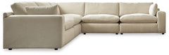 Hoover Furniture Outlet - Ashley Furniture - Elyza 5-Piece Sectional - RAF 5-Piece Sectional / Linen - 10006S5