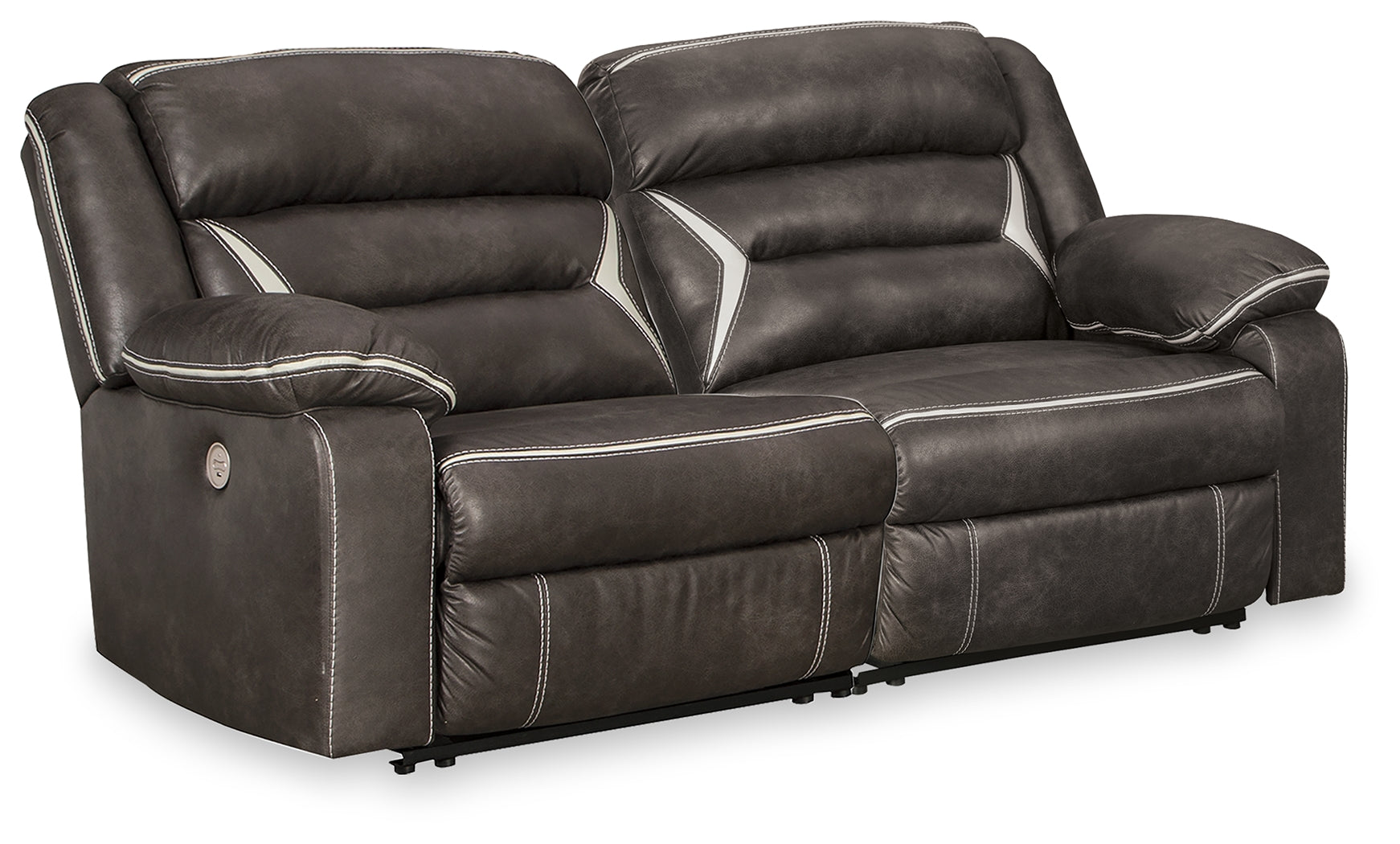 Hoover Furniture Outlet - Ashley Furniture - Kincord 2-Piece Power Reclining Sectional Loveseat - 2-Piece Power Reclining Sectional Loveseat - 13104S7