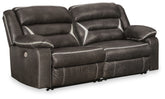 Hoover Furniture Outlet - Ashley Furniture - Kincord 2-Piece Power Reclining Sectional Loveseat - 2-Piece Power Reclining Sectional Loveseat - 13104S7