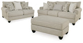 Hoover Furniture Outlet - Ashley Furniture - Asanti Sofa, Loveseat and Ottoman - Sofa, Loveseat and Ottoman - 13201U1