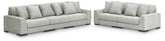 Hoover Furniture Outlet - Ashley Furniture - Regent Park 3-Piece Sectional Sofa and 2-Piece Sectional Loveseat - 3-Piece Sectional Sofa and 2-Piece Sectional Loveseat - 14404U4