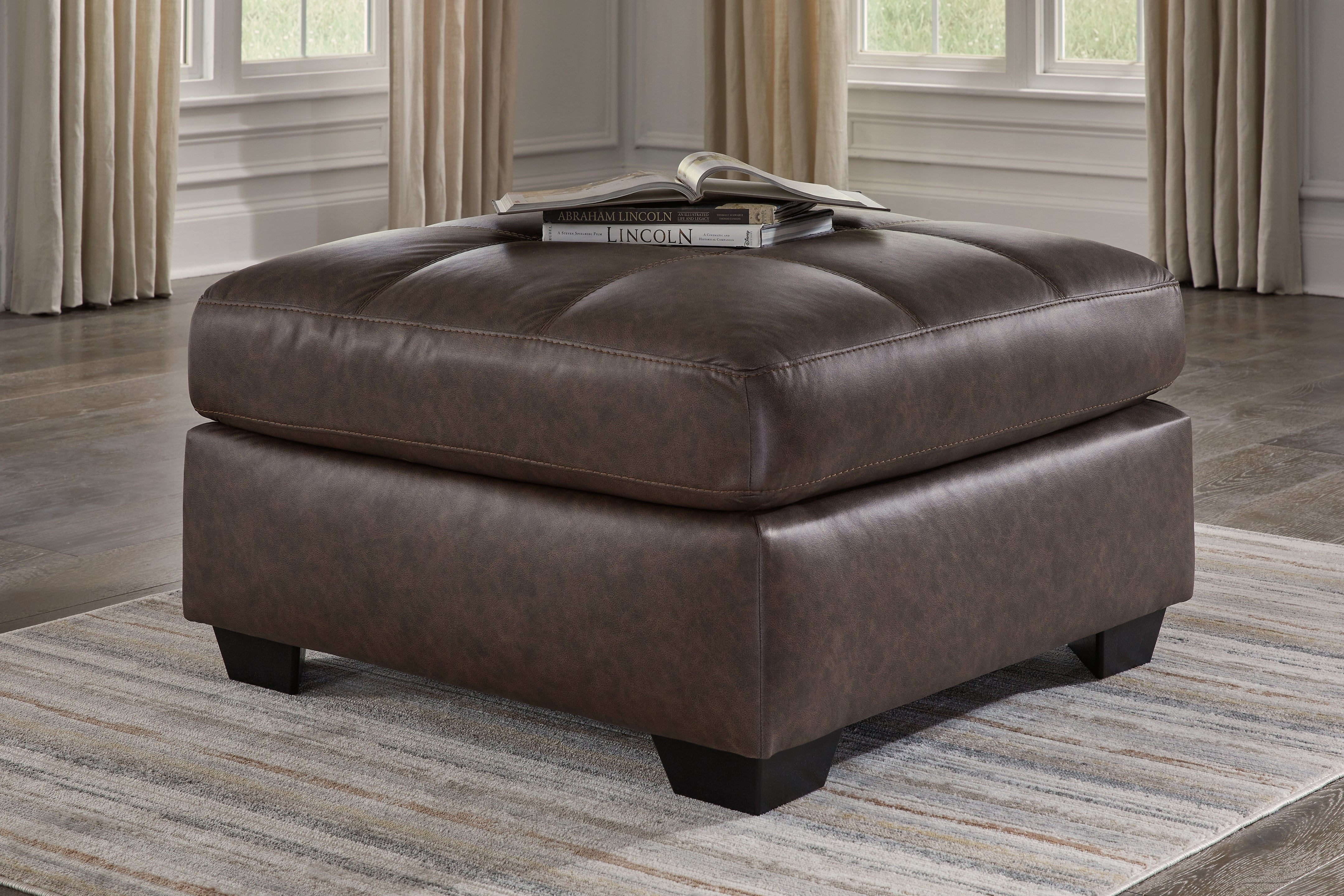 Hoover Furniture Outlet - Ashley Furniture - Barlin Mills Oversized Accent Ottoman - Oversized Accent Ottoman - 1700308