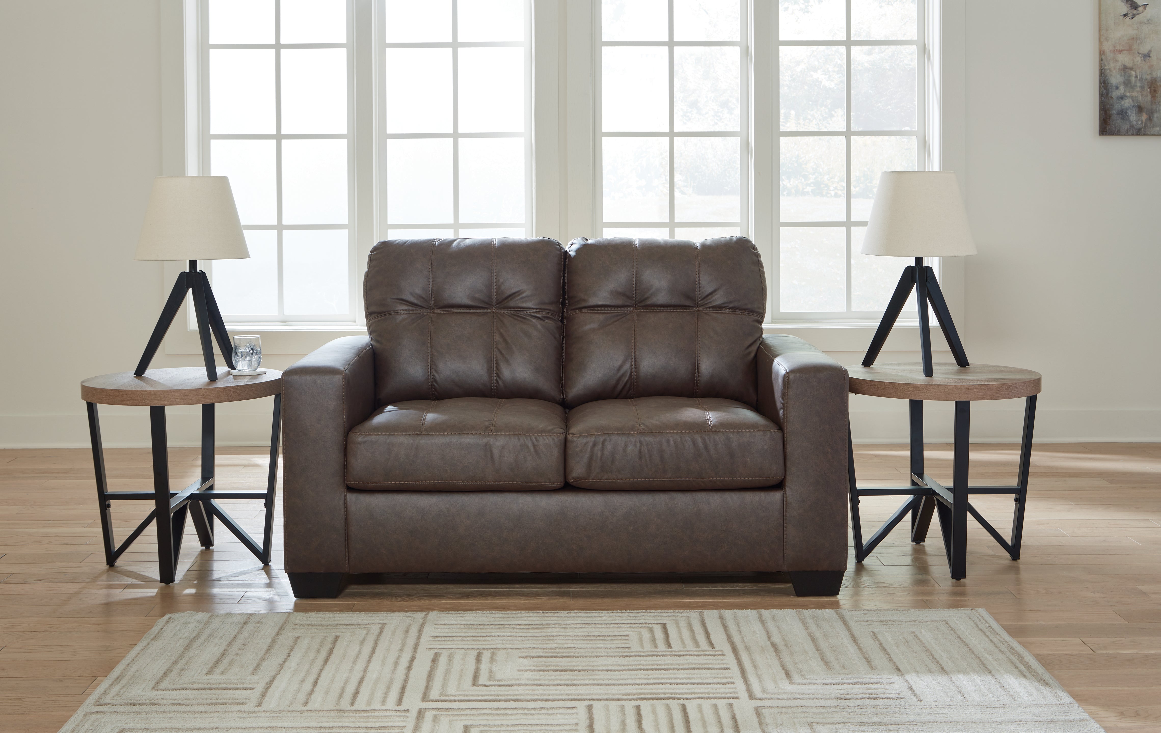 Hoover Furniture Outlet - Ashley Furniture - Barlin Mills Loveseat - Loveseat - 1700335