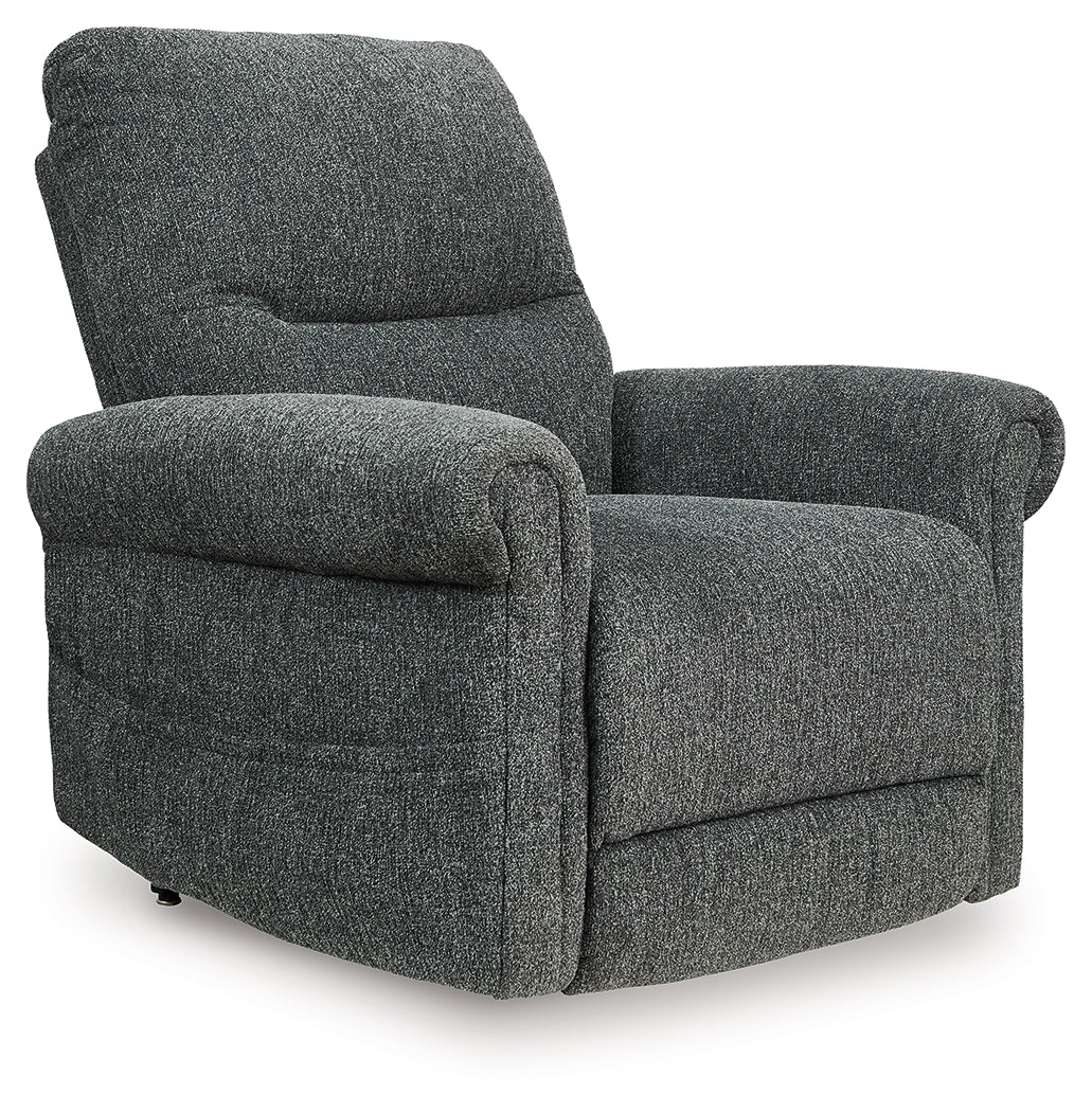 Hoover Furniture Outlet - Ashley Furniture - Aureta Power Lift Recliner - Power Lift Recliner / Earth - 1790212