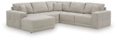 Hoover Furniture Outlet - Ashley Furniture - Next-Gen Gaucho 5-Piece Sectional with Chaise - RAF 5-Piece Sectional with Chaise - 18304S6