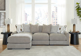 Hoover Furniture Outlet - Ashley Furniture - Aslan Court 3-Piece Sofa Sectional with Chaise - RAF 3-Piece Sofa Sectional with Chaise - 20305S3