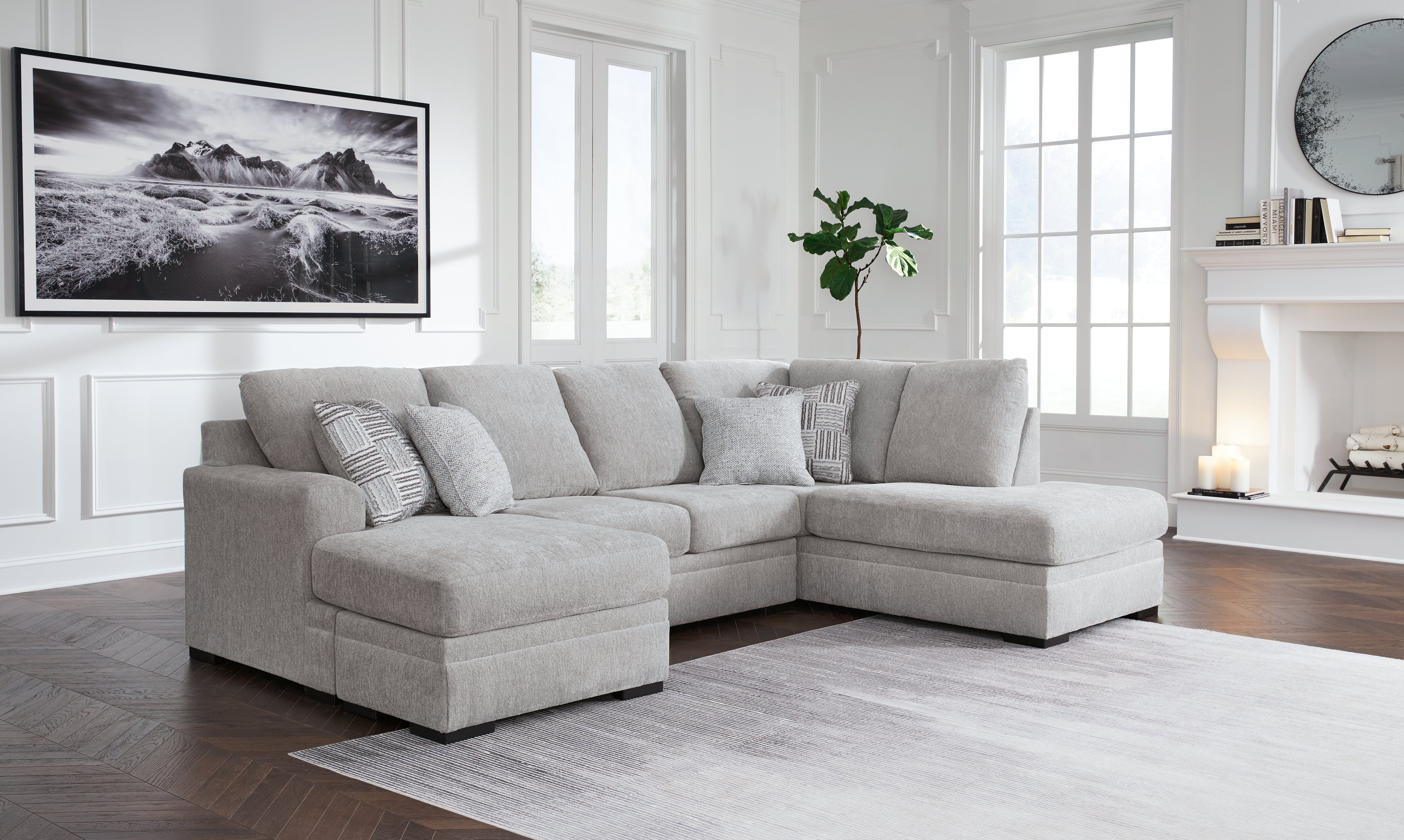 Hoover Furniture Outlet - Ashley Furniture - Gabyleigh 2-Piece Sectional with Chaise - LAF 2-Piece Sectional with Chaise - 20904S1