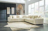 Hoover Furniture Outlet - Ashley Furniture - Lindyn 5-Piece Sectional - RAF 5-Piece Sectional - 21104S5
