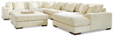 Hoover Furniture Outlet - Ashley Furniture - Lindyn 6-Piece Sectional with Chaise and Ottoman - 6-Piece Sectional with Chaise and Ottoman - 21104U1