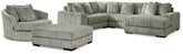 Hoover Furniture Outlet - Ashley Furniture - Lindyn 4-Piece Sectional, Chair and Ottoman - 4-Piece Sectional, Chair and Ottoman - 21105U11
