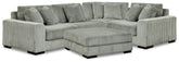 Hoover Furniture Outlet - Ashley Furniture - Lindyn 4-Piece Sectional and Ottoman - 4-Piece Sectional and Ottoman - 21105U7