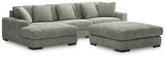 Hoover Furniture Outlet - Ashley Furniture - Lindyn 3-Piece Sectional with Ottoman - 3-Piece Sectional with Ottoman - 21105U10