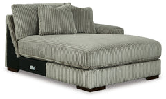 Lindyn 4-Piece Sectional with Chaise and Oversized Accent Ottoman