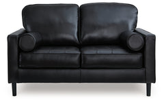 Hoover Furniture Outlet - Ashley Furniture - Bryceview Loveseat - Loveseat / Onyx - 2120535