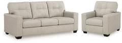 Hoover Furniture Outlet - Ashley Furniture - Santorine Sofa and Chair - Sofa and Chair - 21708U1