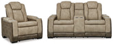Hoover Furniture Outlet - Ashley Furniture - Next-Gen DuraPella Power Reclining Loveseat and Power Recliner - Power Reclining Loveseat and Power Recliner - 22003U3