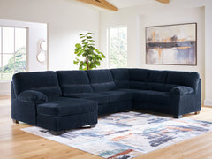 Hoover Furniture Outlet - Ashley Furniture - SimpleJoy 3-Piece Sectional with Chaise - RAF 3-Piece Sectional with Chaise - 24205S1
