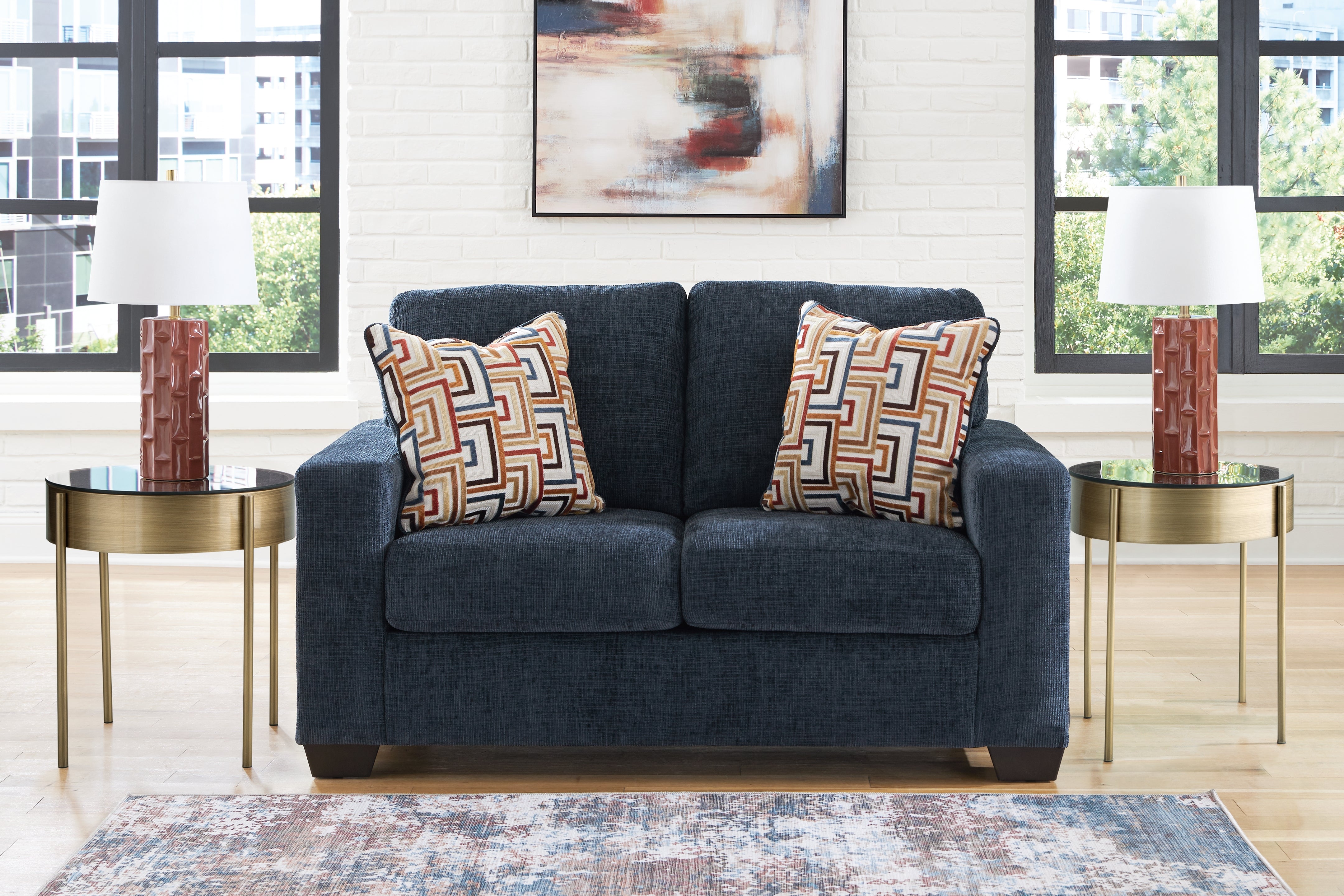 Hoover Furniture Outlet - Ashley Furniture - Aviemore Loveseat - Loveseat - 2430335