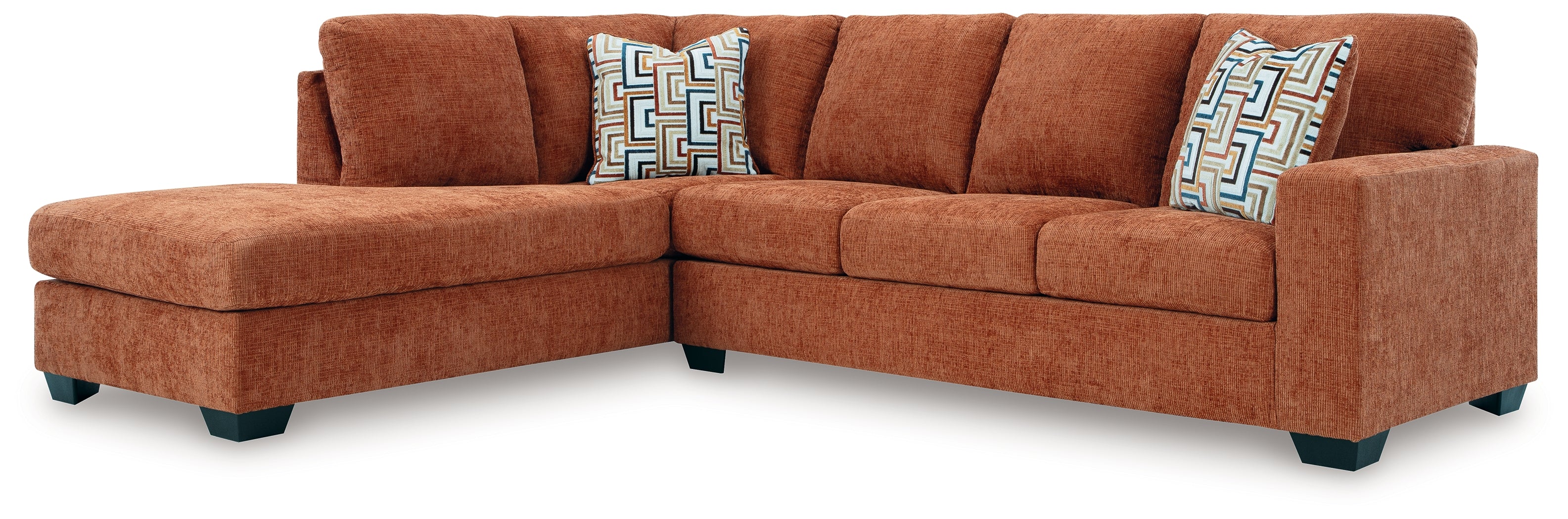 Hoover Furniture Outlet - Ashley Furniture - Aviemore 2-Piece Sectional with Chaise - RAF 2-Piece Sectional with Chaise / Ink - 24303S1