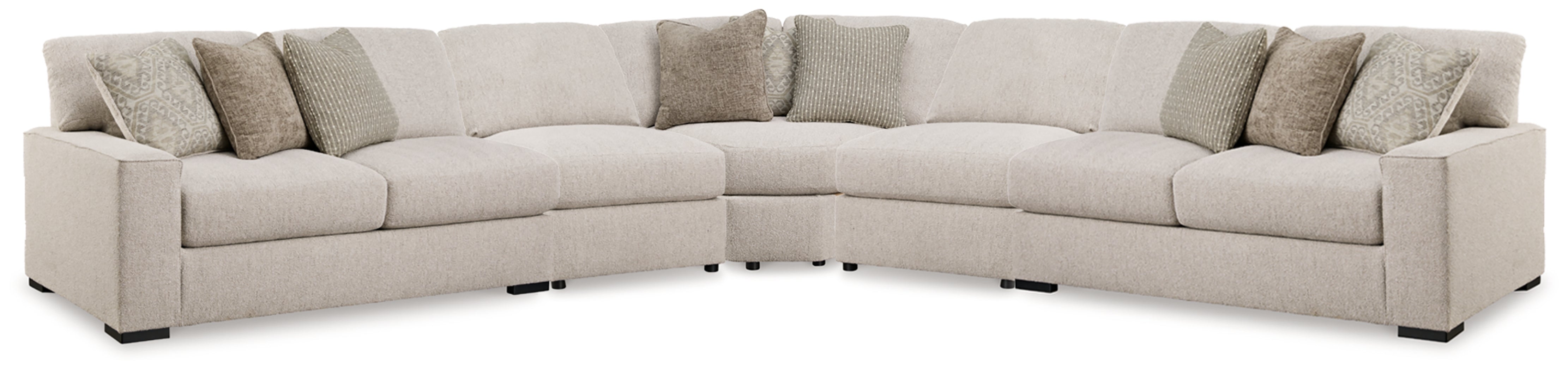 Hoover Furniture Outlet - Ashley Furniture - Ballyton 5-Piece Sectional - RAF 5-Piece Sectional - 25102S3