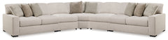 Hoover Furniture Outlet - Ashley Furniture - Ballyton 5-Piece Sectional - RAF 5-Piece Sectional - 25102S3