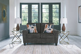 Hoover Furniture Outlet - Ashley Furniture - Erinslane Loveseat - Loveseat - 2520635