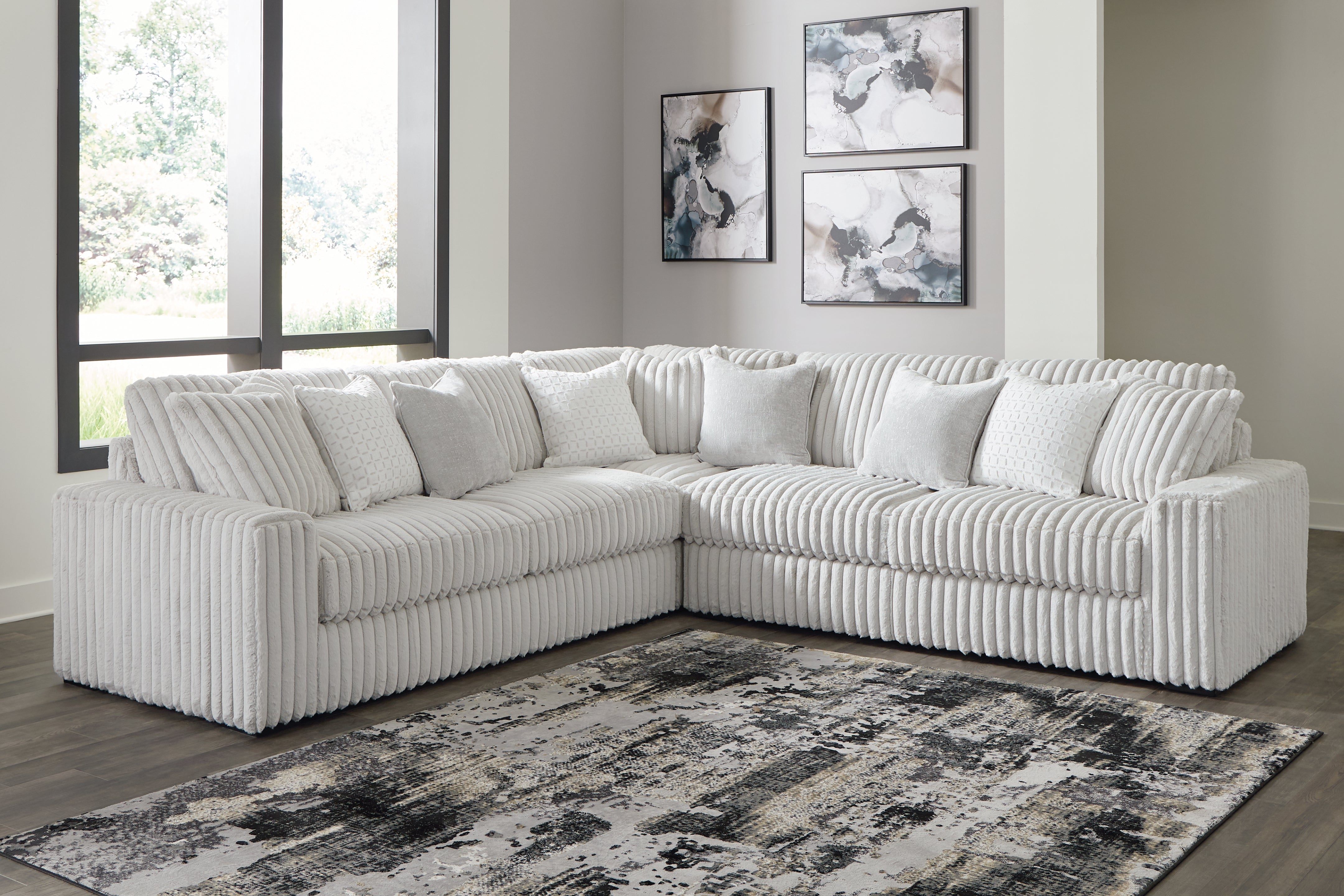 Hoover Furniture Outlet - Ashley Furniture - Stupendous 3-Piece Sectional - LAF 3-Piece Sectional - 25903S1
