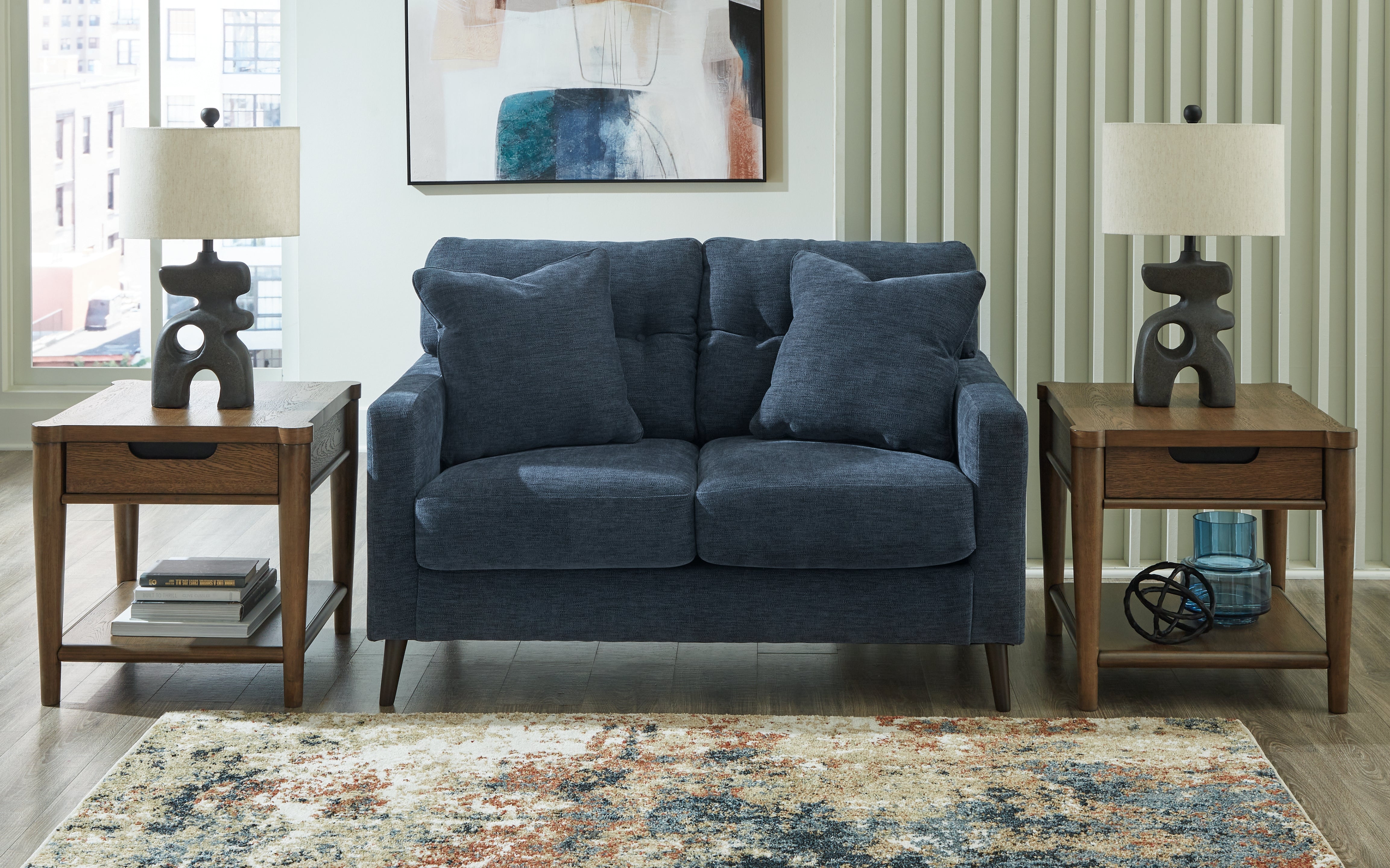 Hoover Furniture Outlet - Ashley Furniture - Bixler Loveseat - Loveseat - 2610635