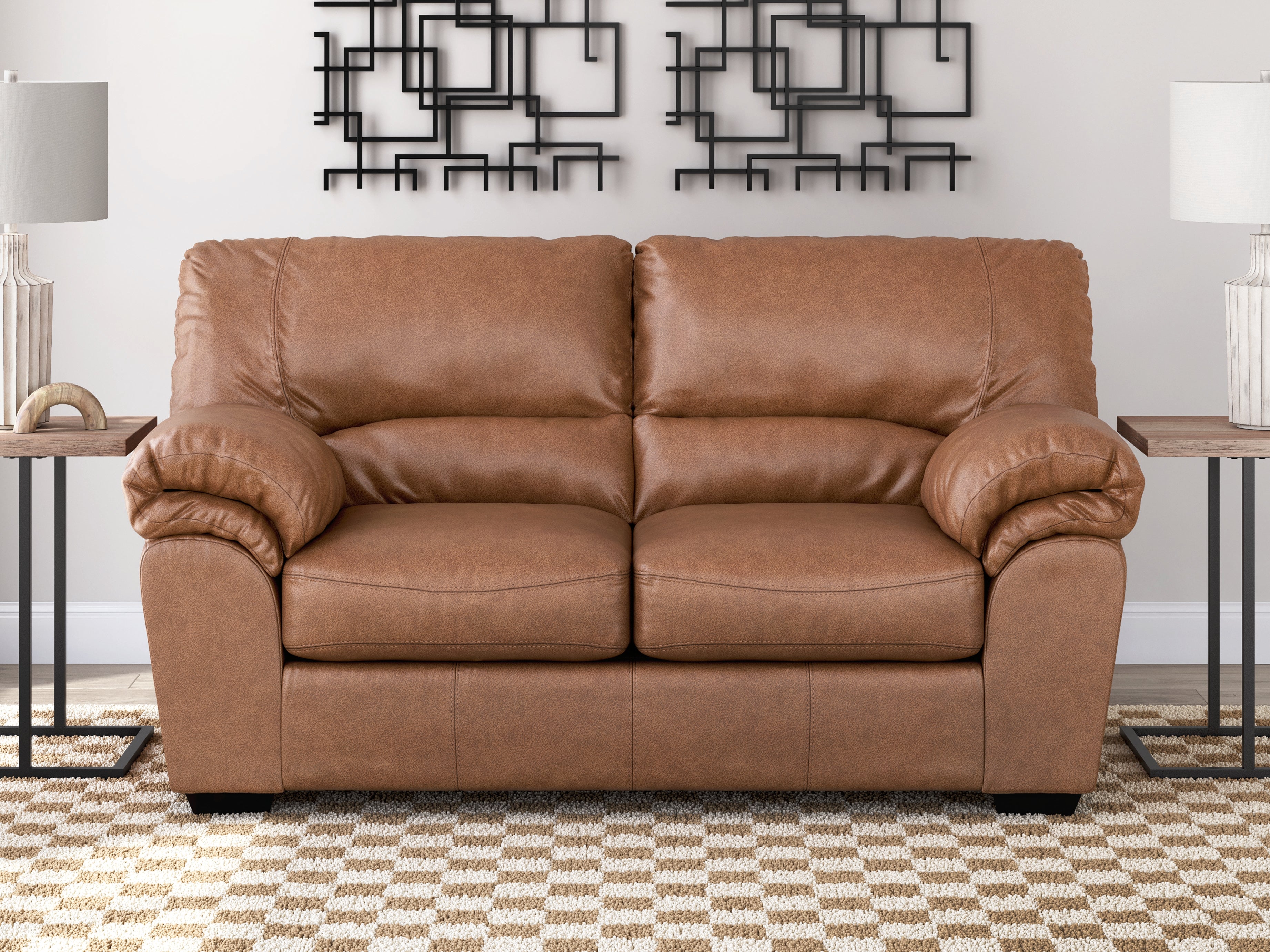 Hoover Furniture Outlet - Ashley Furniture - WillowBend Loveseat - Loveseat - PC2770435