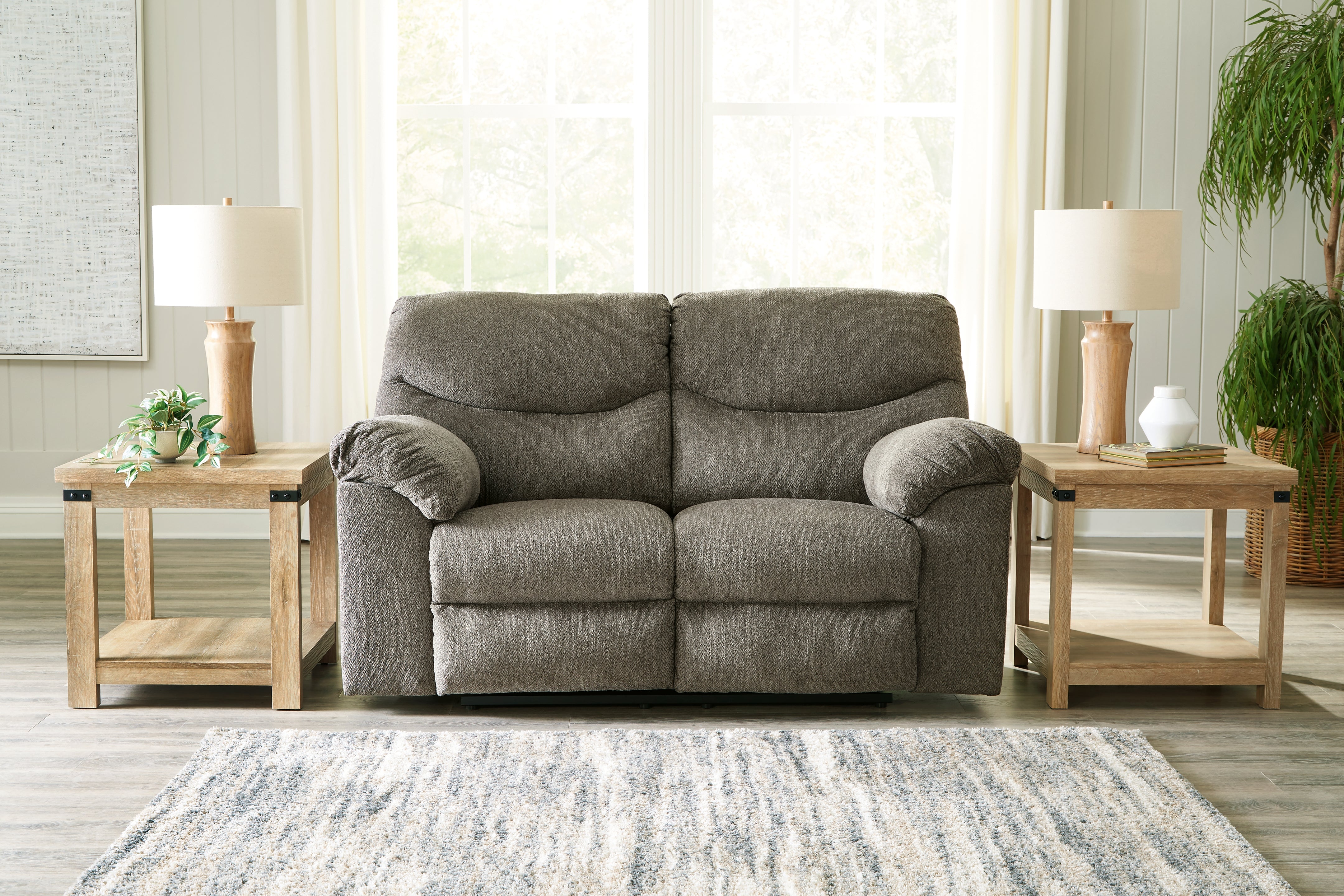 Hoover Furniture Outlet - Ashley Furniture - Alphons Reclining Loveseat - Reclining Loveseat - 2820186