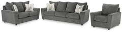 Hoover Furniture Outlet - Ashley Furniture - Stairatt Sofa, Loveseat and Chair - Sofa, Loveseat and Chair - 28502U5