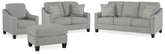 Hoover Furniture Outlet - Ashley Furniture - Adlai Sofa, Loveseat, Chair and Ottoman - Sofa, Loveseat, Chair and Ottoman - 30103U3