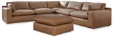 Hoover Furniture Outlet - Ashley Furniture - Emilia 5-Piece Sectional and Ottoman - 5-Piece Sectional and Ottoman - 30901U1