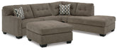 Hoover Furniture Outlet - Ashley Furniture - Mahoney 2-Piece Sleeper Sectional and Ottoman - 2-Piece Sleeper Sectional and Ottoman - 31005U4