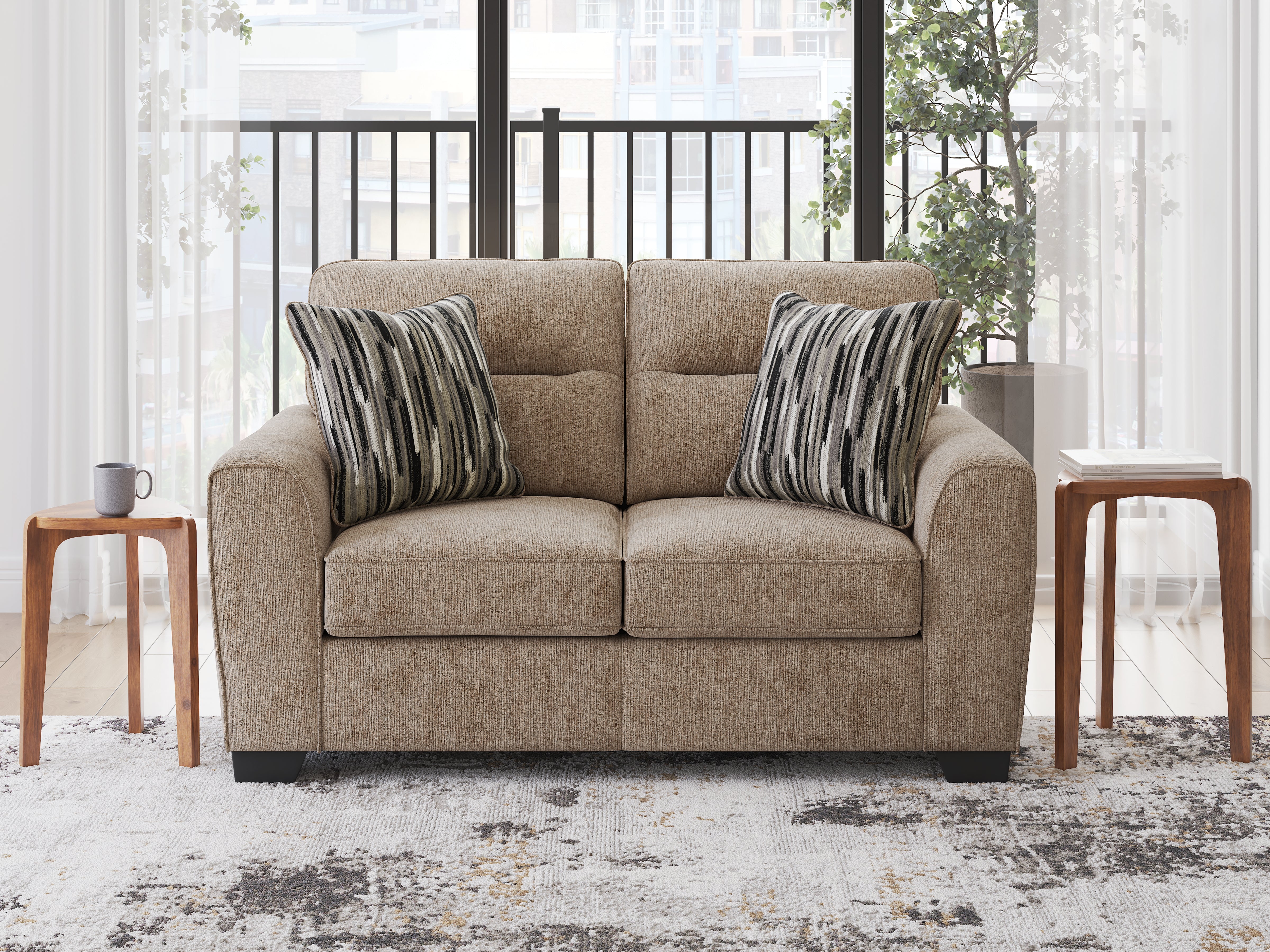 Hoover Furniture Outlet - Ashley Furniture - Olten Loveseat - Loveseat - 3130435