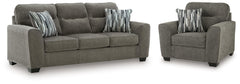 Hoover Furniture Outlet - Ashley Furniture - Olten Sofa and Oversized Chair - Sofa and Oversized Chair - 31305U4