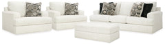 Karinne Sofa, 2 Chairs and Ottoman