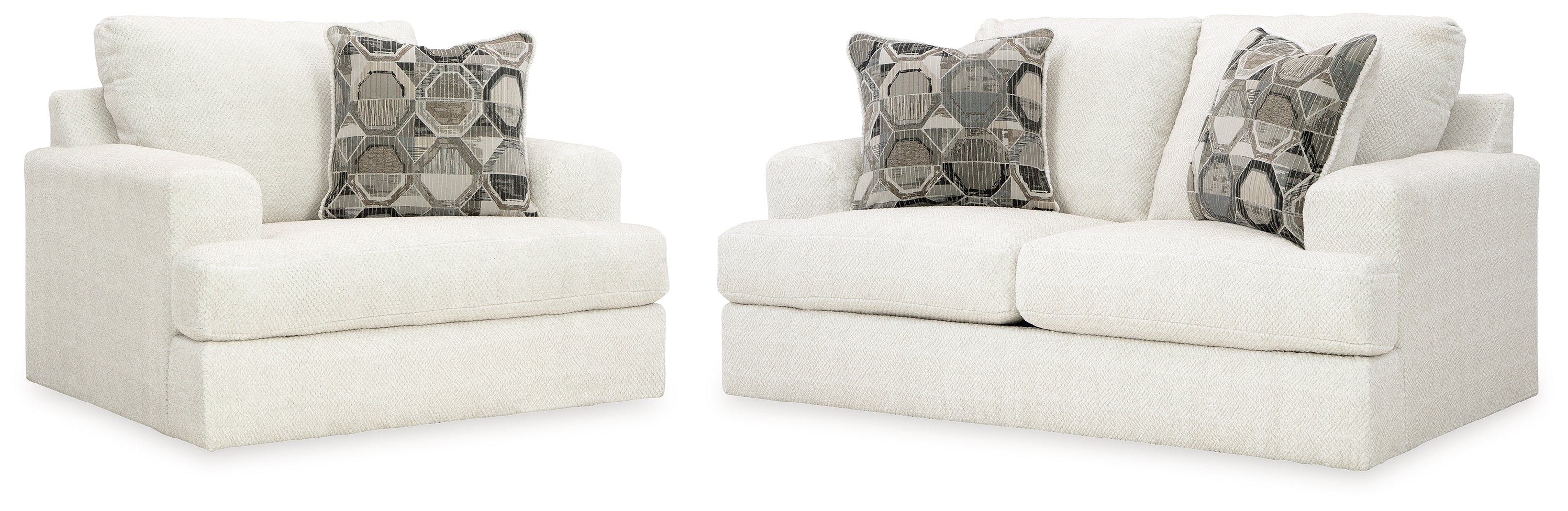 Hoover Furniture Outlet - Ashley Furniture - Karinne Loveseat and Chair - Loveseat and Chair - 31403U2