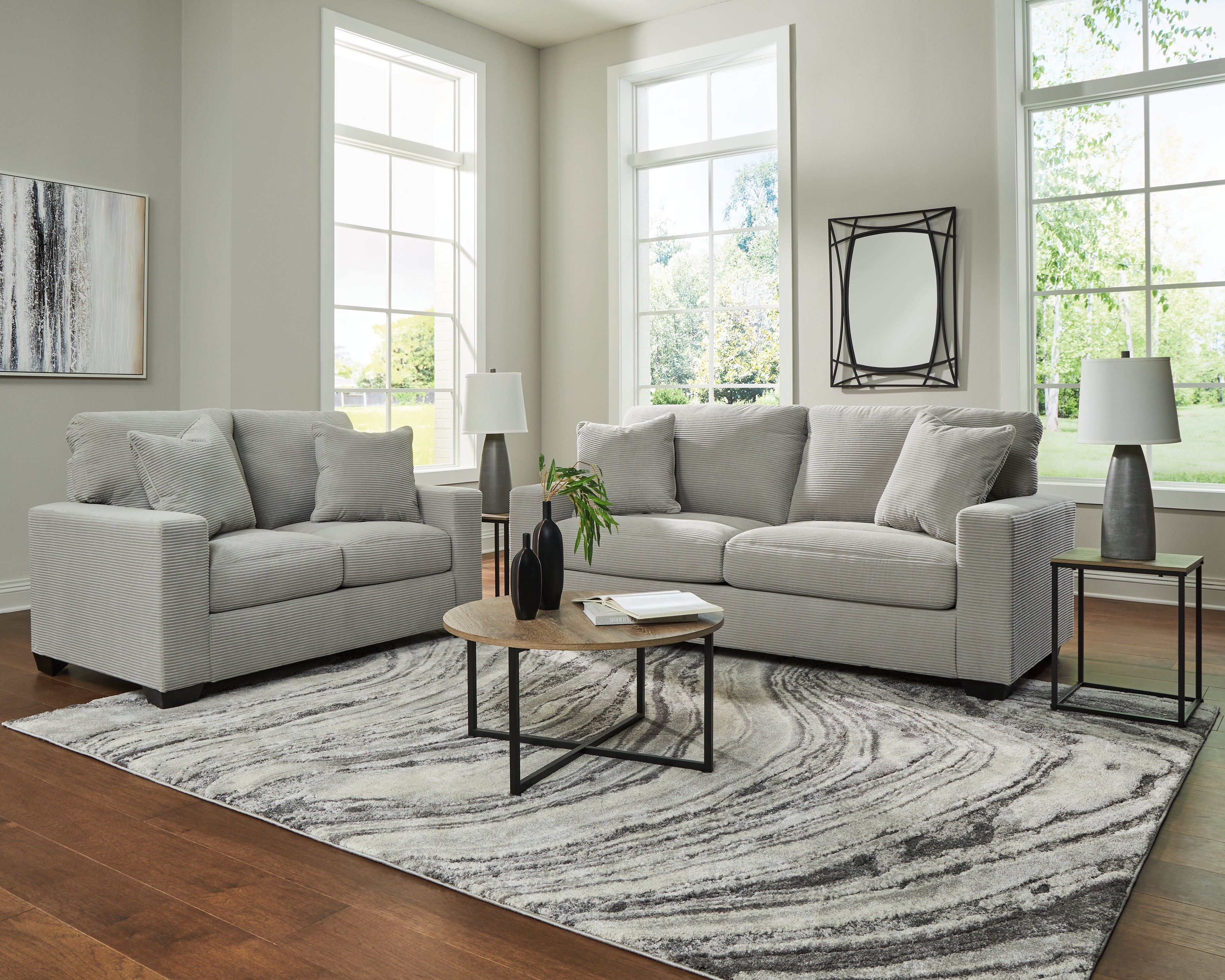 Hoover Furniture Outlet - Ashley Furniture - Greenbriar Sofa and Loveseat - Sofa and Loveseat - PC32005U2