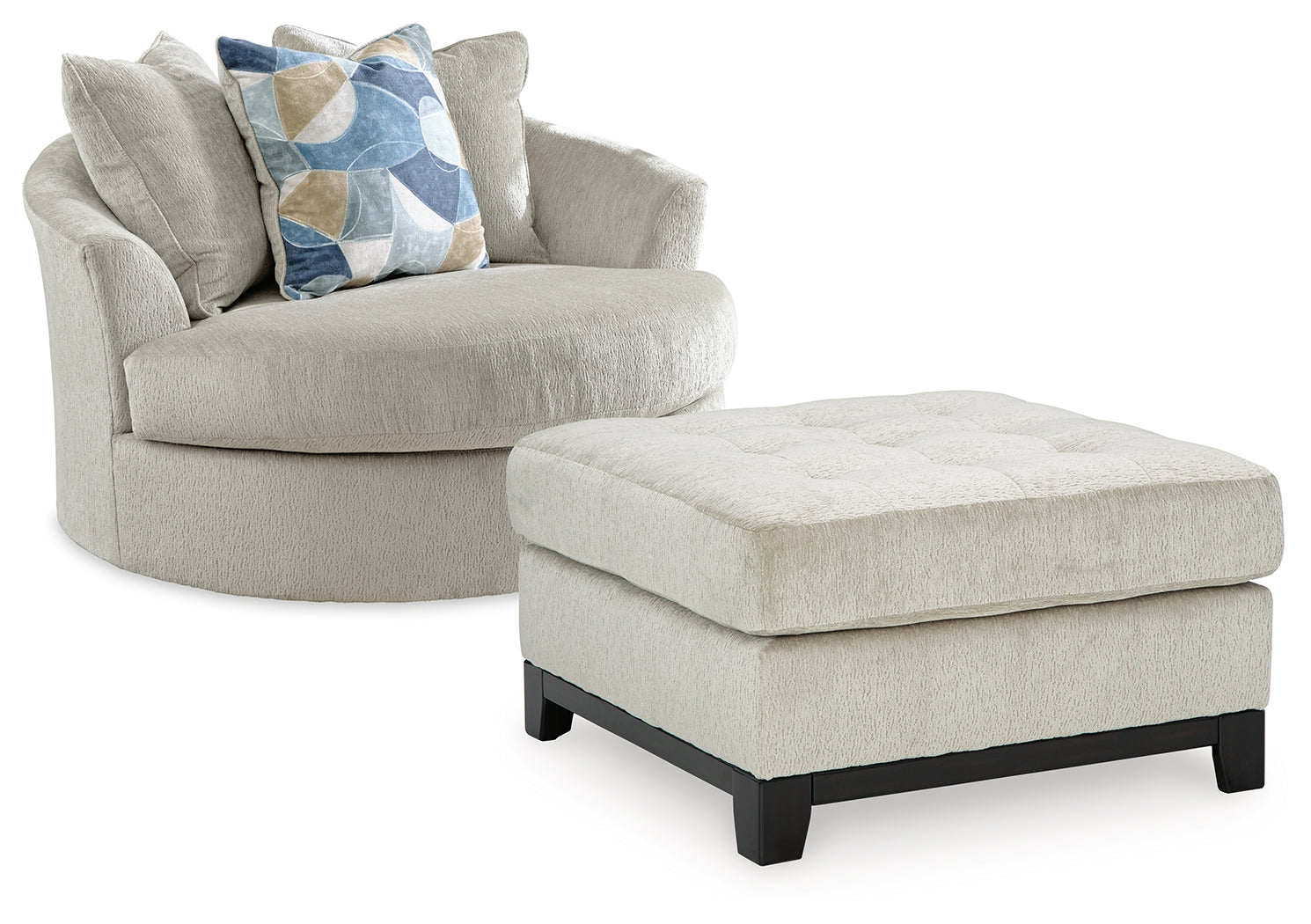 Hoover Furniture Outlet - Ashley Furniture - Maxon Place Oversized Chair and Ottoman - Oversized Chair and Ottoman - 33004U1