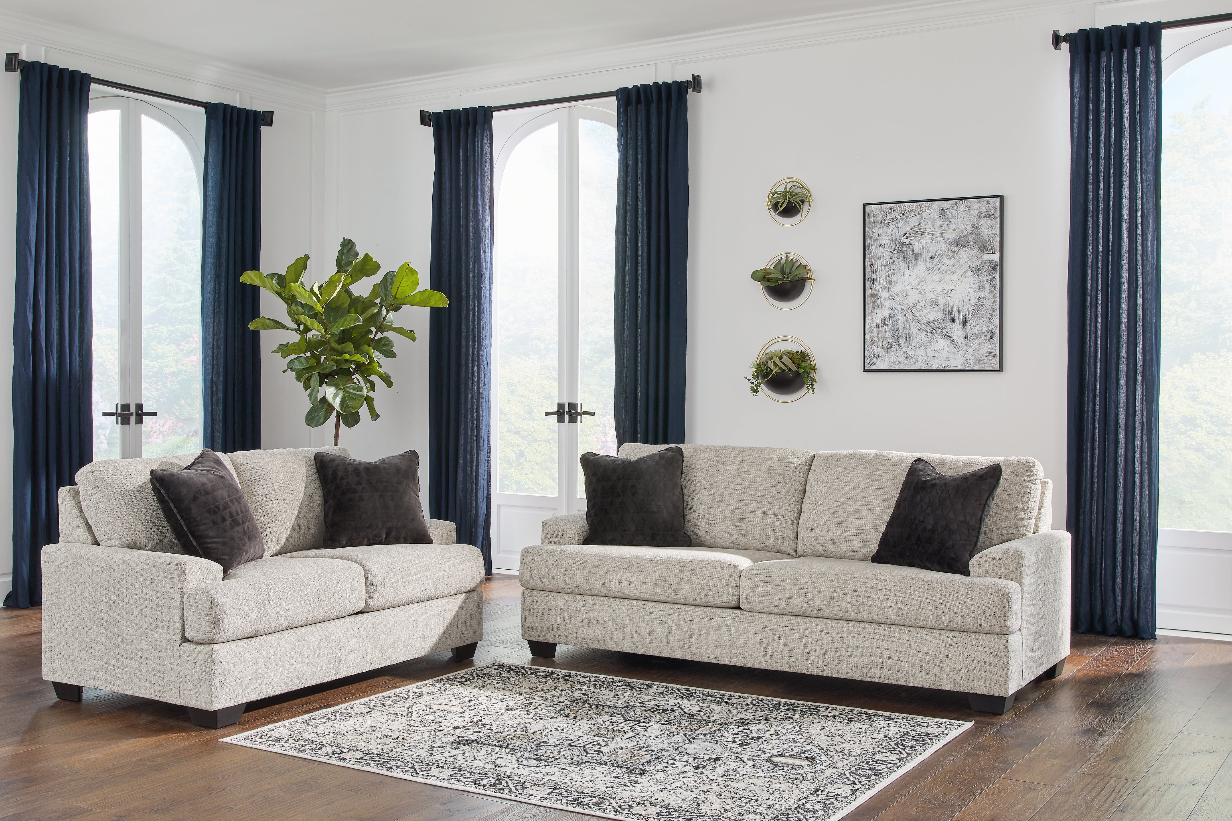 Hoover Furniture Outlet - Ashley Furniture - Vayda Sofa and Loveseat - Sofa and Loveseat - 33104U1