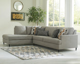 Hoover Furniture Outlet - Ashley Furniture - Santasia 2-Piece Sectional with Chaise - RAF 2-Piece Sectional with Chaise - 33301S2