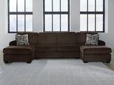 Hoover Furniture Outlet - Ashley Furniture - Kimlee 3-Piece Sectional with Double Chaise - RAF 3-Piece Sectional with Double Chaise - PC35603S3