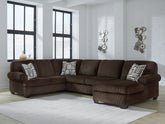 Hoover Furniture Outlet - Ashley Furniture - Kimlee 3-Piece Sectional with Chaise - LAF 3-Piece Sectional with Chaise - PC35603S2