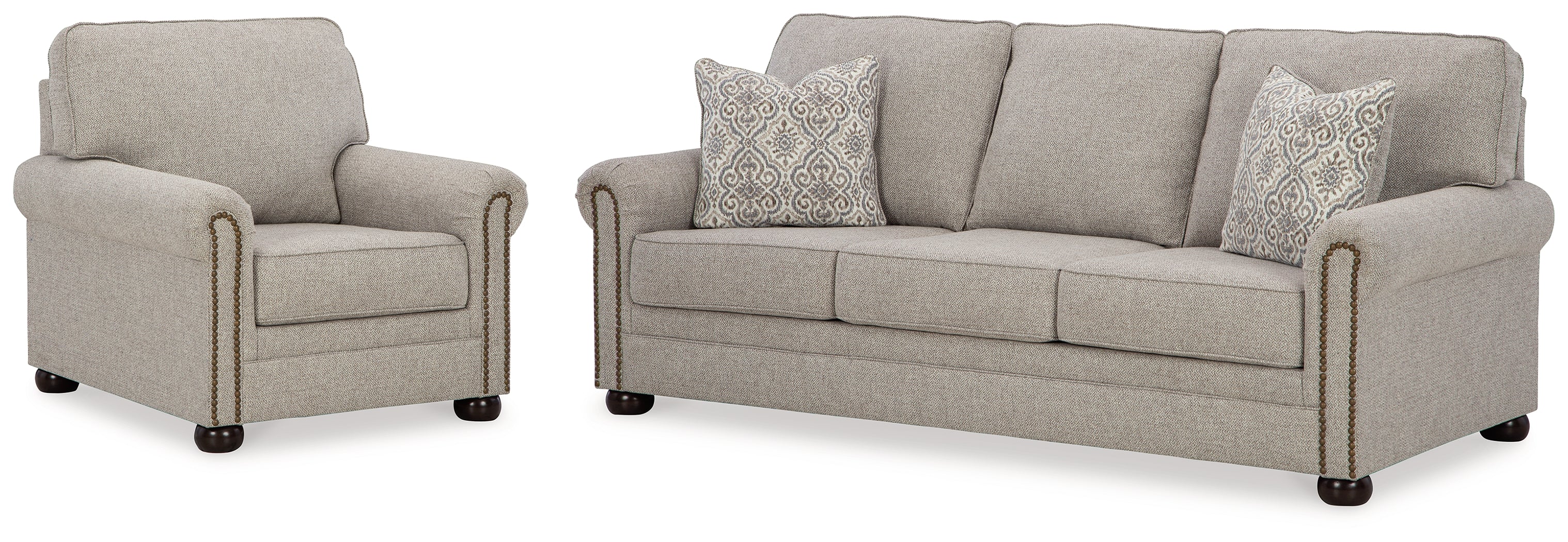 Hoover Furniture Outlet - Ashley Furniture - Gaelon Sofa and Chair - Sofa and Chair - 37307U4