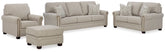 Hoover Furniture Outlet - Ashley Furniture - Gaelon Sofa, Loveseat, Chair and Ottoman - Sofa, Loveseat, Chair and Ottoman - 37307U3