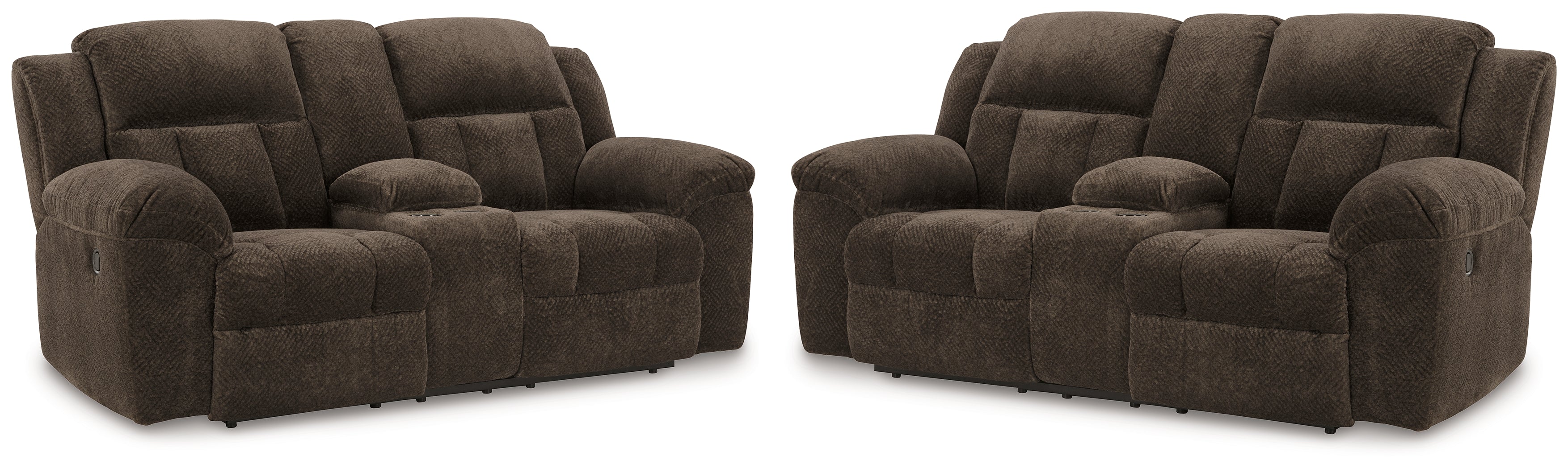 Hoover Furniture Outlet - Ashley Furniture - Frohn Set of 2 Reclining Loveseats - Set of 2 Reclining Loveseats - 37407U5