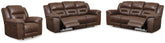 Hoover Furniture Outlet - Ashley Furniture - Stoneland 2 Reclining Sofas and Recliner - 2 Reclining Sofas and Recliner - 39904U8